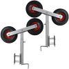 Boat Trailer Double Wheel Bow Support Set of 2 23.2"-33.1"