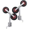 Boat Trailer Double Wheel Bow Support Set of 2 23.2"-33.1"