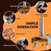 Portable Stainless Steel Outdoor Pizza Oven with 12 Inch Pizza Stone