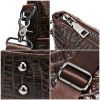 WESTAL Men Briefcase Men's Bag Genuine Leather Office Bags