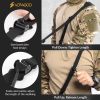 QD Sling 2 Point Sling Quick Adjust Gun Sling With HK Hook Soft Shoulder Pad Sling, Rifle Sling For Hunting Tactical Strap