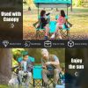 Portable Folding Camping Canopy Chairs with Cup Holder