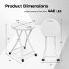 Folding Stool with Built-in Handle for Adults